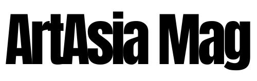 The image shows the logo of "ArtAsiaMag" in bold, black capital letters. The text is centered and stands out clearly against a white background.